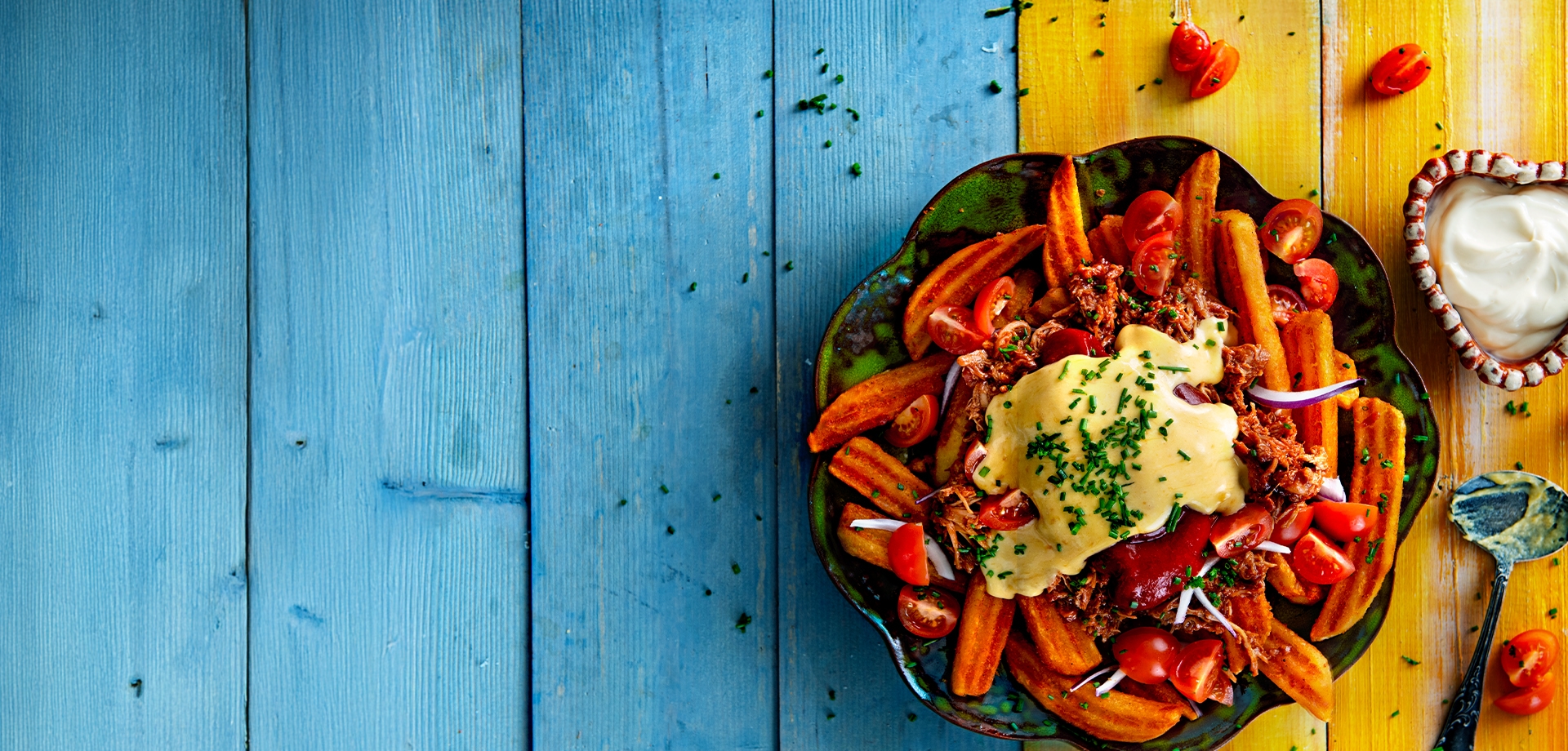 loaded-fries-cu-pui-barbecue