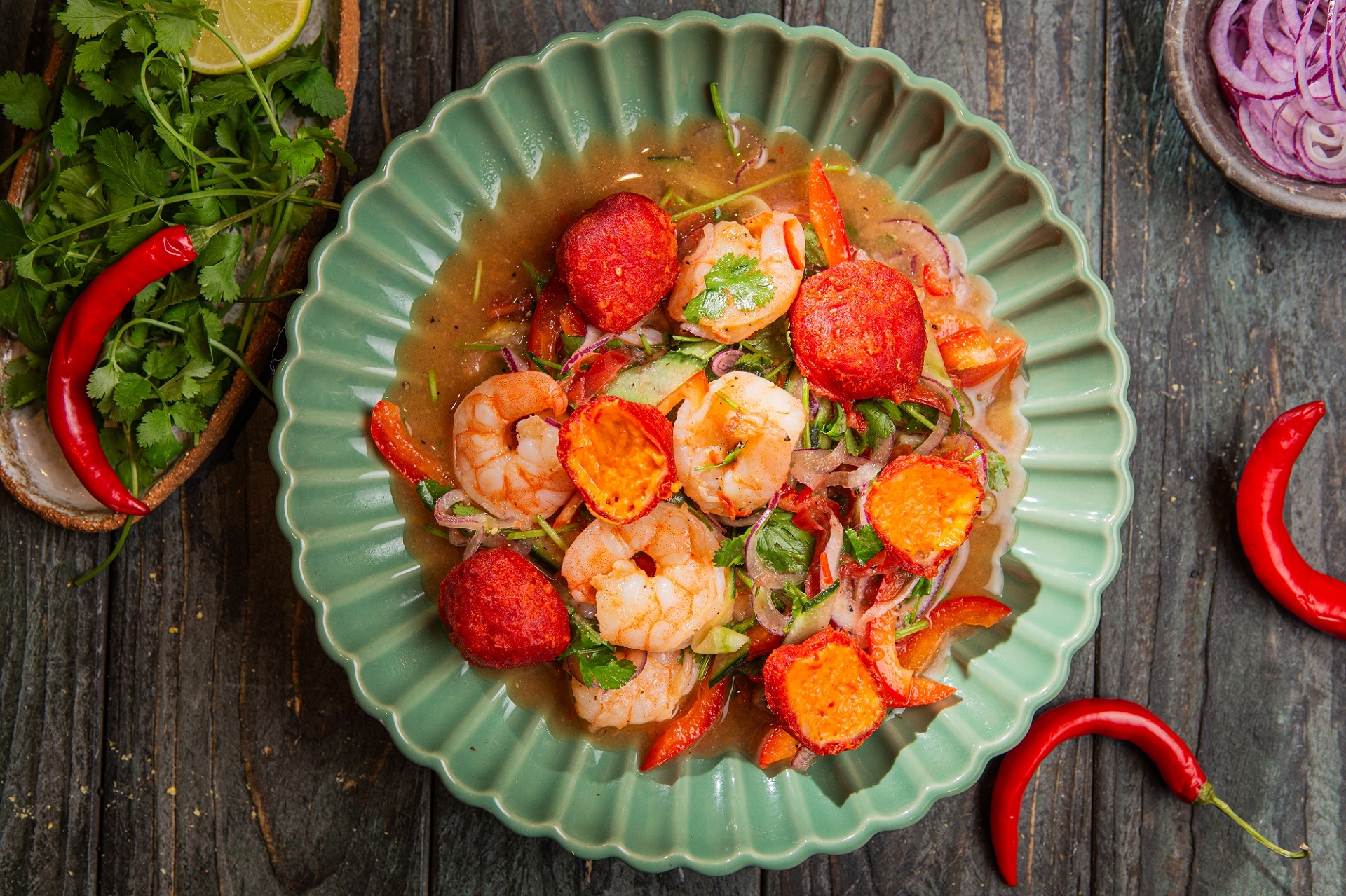 ceviche_cu_gustari_de_branza_si_ardei_rosu_habanero_de_la_aviko | Rețete cu produse Aviko pentru servicii alimentare